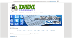 Desktop Screenshot of damglossary.org